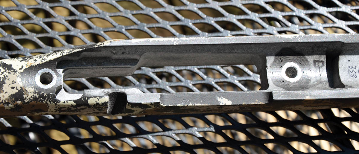 The action is pillar bedded in the AG Composites carbon fiber stock.